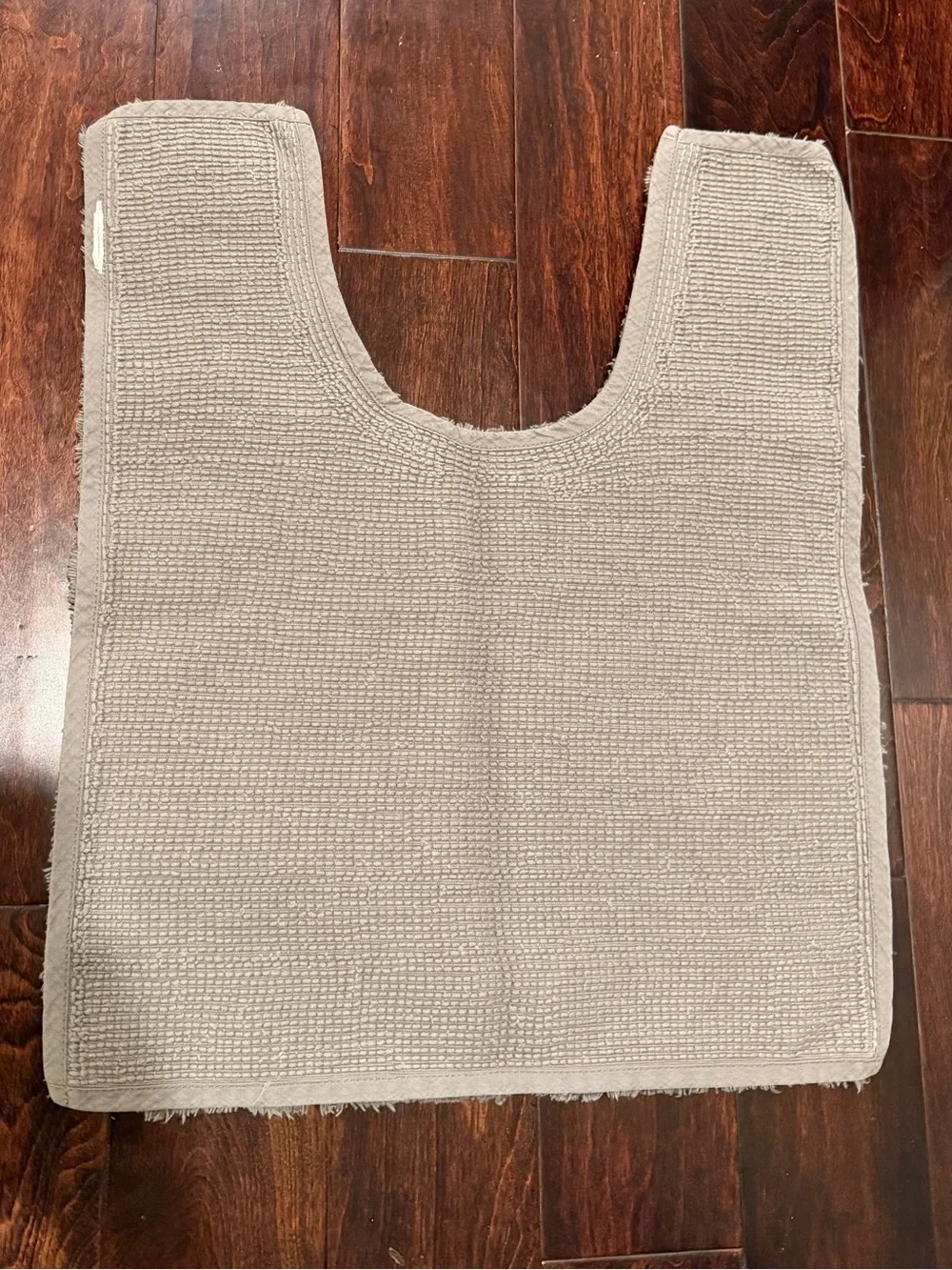 Gray Bath Toilet Rug